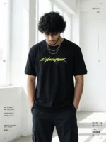 تیشرت گیمینگ سایبرپانک Cyberpunk 2077 طرح یک