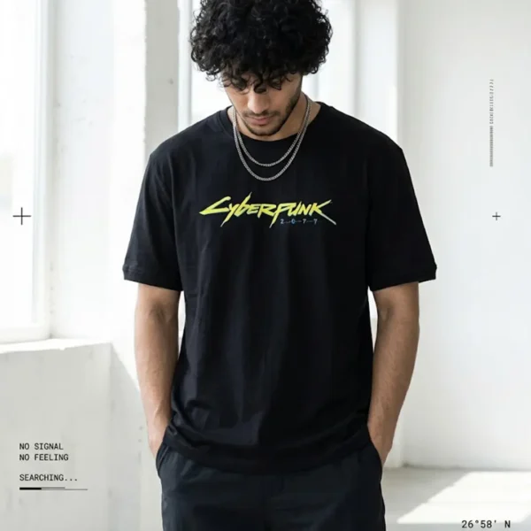 تیشرت گیمینگ سایبرپانک Cyberpunk 2077 طرح یک