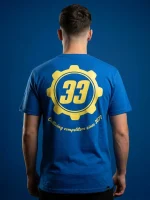 تیشرت گیمینگ فال آوت Fallout طرح 33Vault tec - Image 2