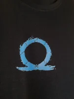 تیشرت گاد آف وار God of War سرمه ای طرح پتک میولنیر - Image 5