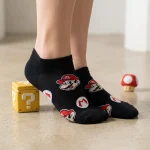 جوراب سوپر ماریو مشکی Super Mario