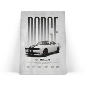 تابلو شاسی ماشین اسپرت داج Dodge طرح 1