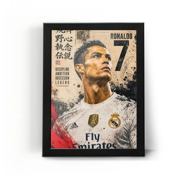 تابلو قاب کریستیانو رونالدو Cristiano Ronaldo طرح 4