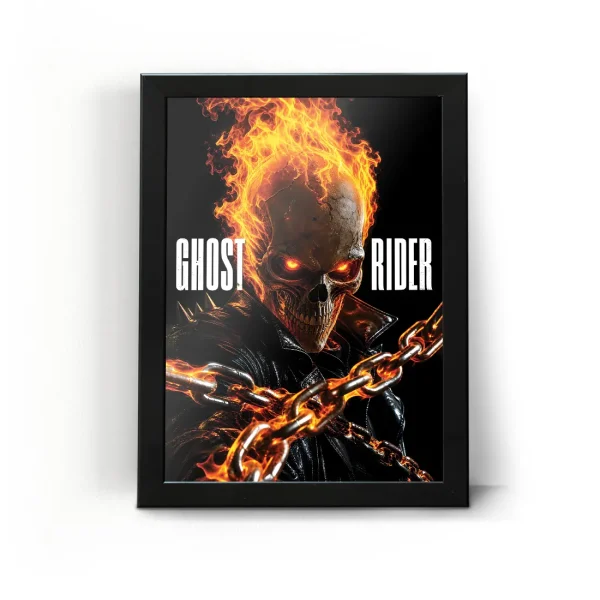 تابلو قاب روح سوارGhost Rider طرح 6