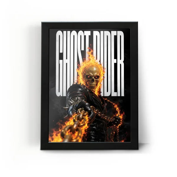 تابلو قاب روح سوارGhost Rider طرح 8