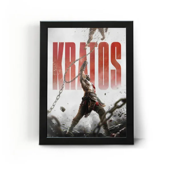 تابلو قاب کریتوس خدای جنگ God of War Kratos طرح 27