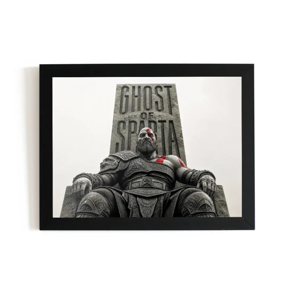 تابلو قاب کریتوس خدای جنگ God of War Kratos طرح 29