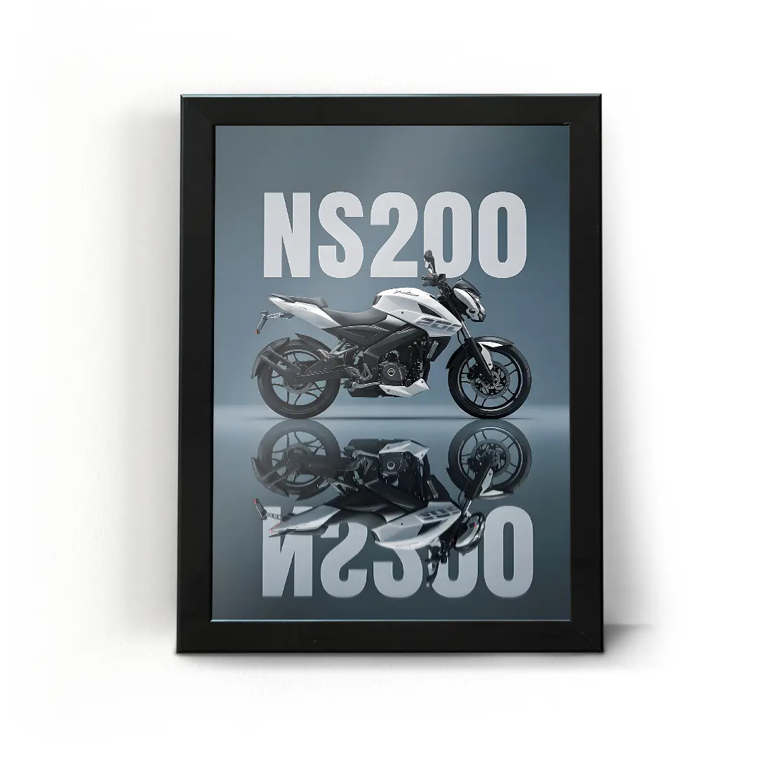 Motor Cycle frame-01 تابلو قاب موتور ان اس 200 Motor Cycle طرح 1