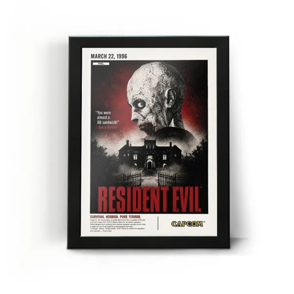 تابلو قاب رزیدنت اویل Resident Evil طرح 17