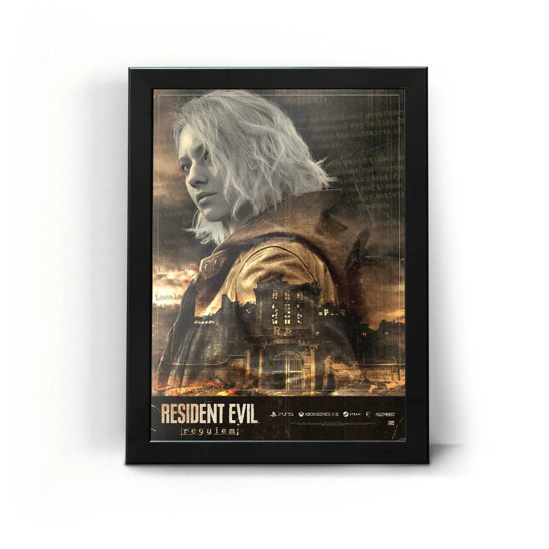 Resident Evil frame-20 تابلو قاب رزیدنت اویل Resident Evil طرح 20