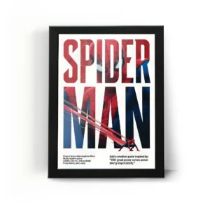 تابلو قاب مرد عنکبوتی Spider-Man طرح 57