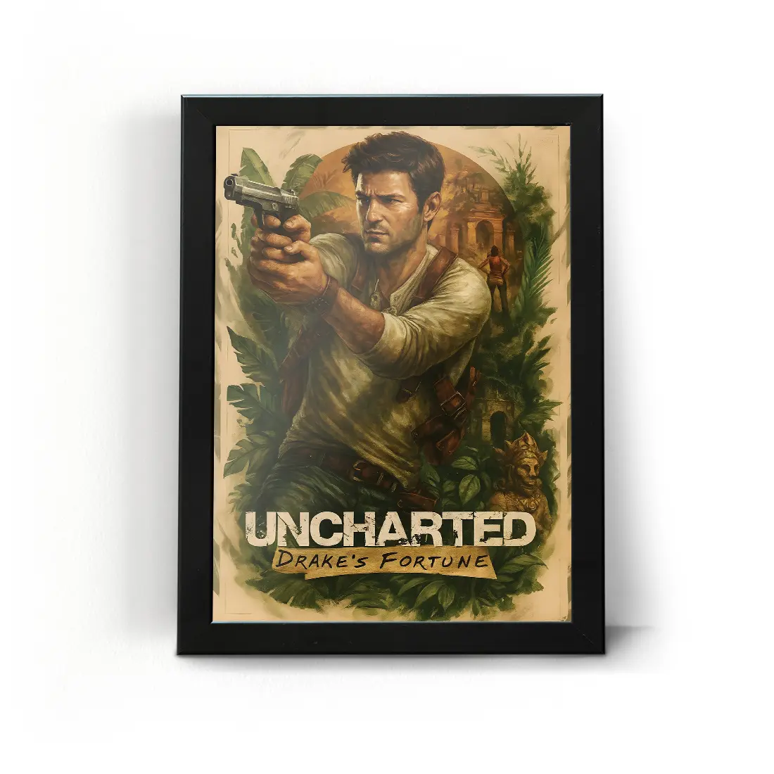 Uncharted frame-07 تابلو قاب آنچارتد Uncharted طرح 7