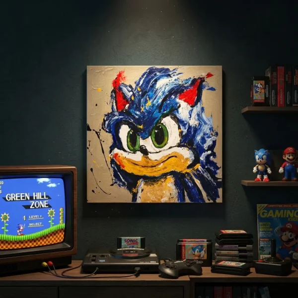 تابلو بوم نقاشی سونیک