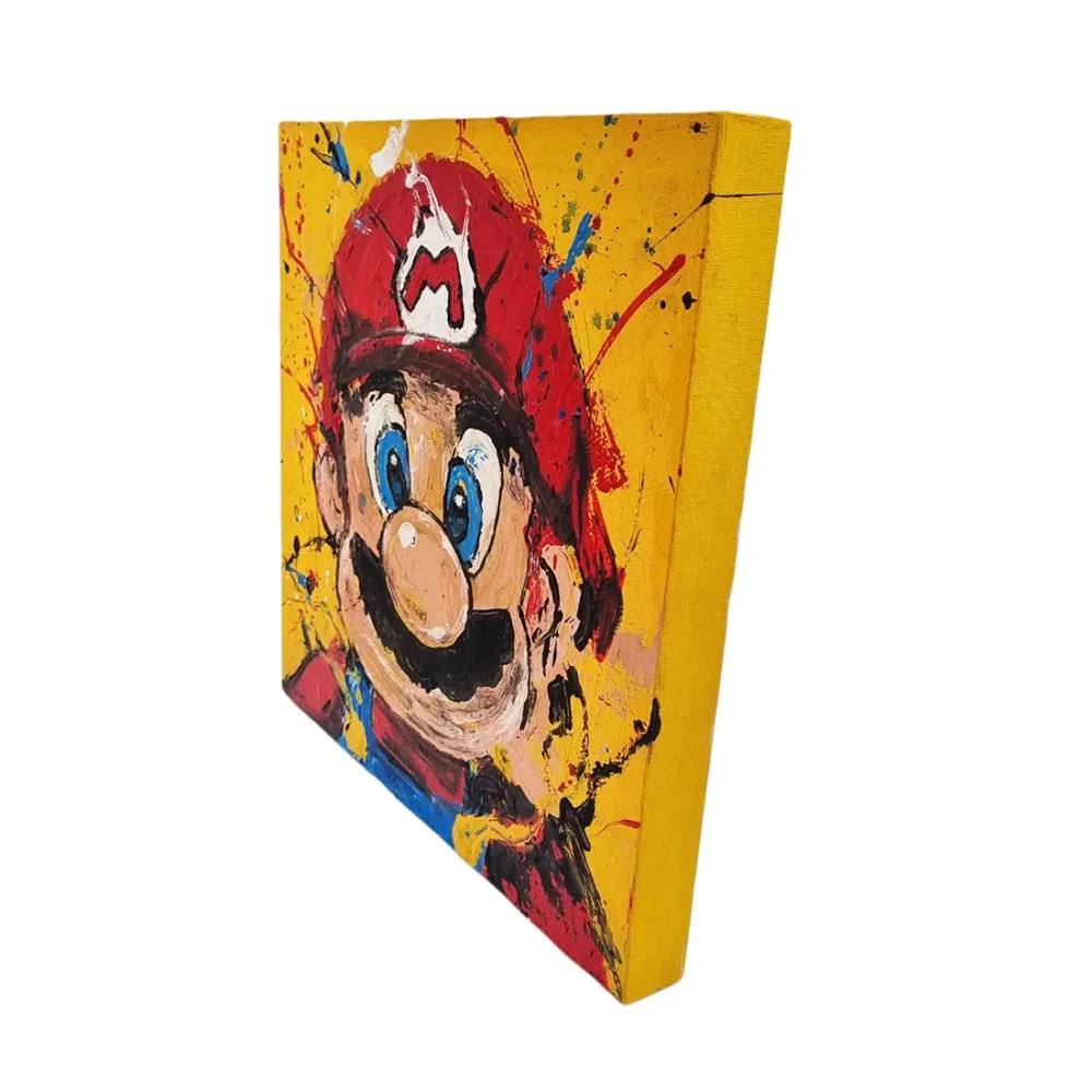 تابلو بوم نقاشی سوپر ماریو Super Mario - تصویر 4