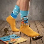 جوراب کارتونی طرح ماجراهای تین تین The Tin Tin 2