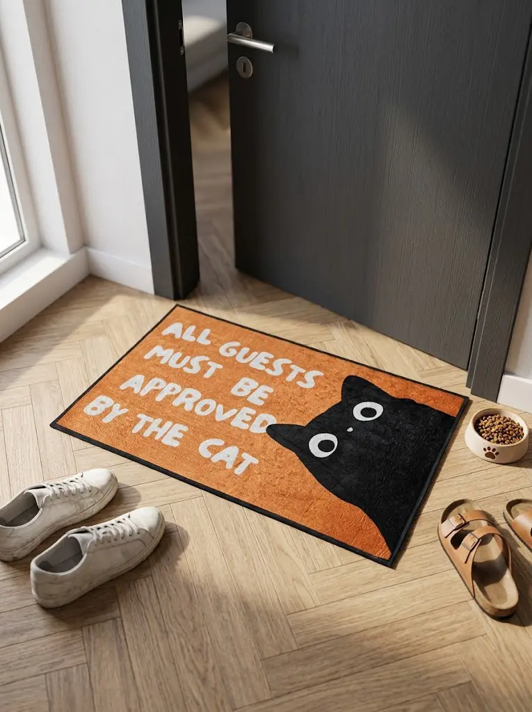 Cat Doormat 1-1 پادری طرح گربه