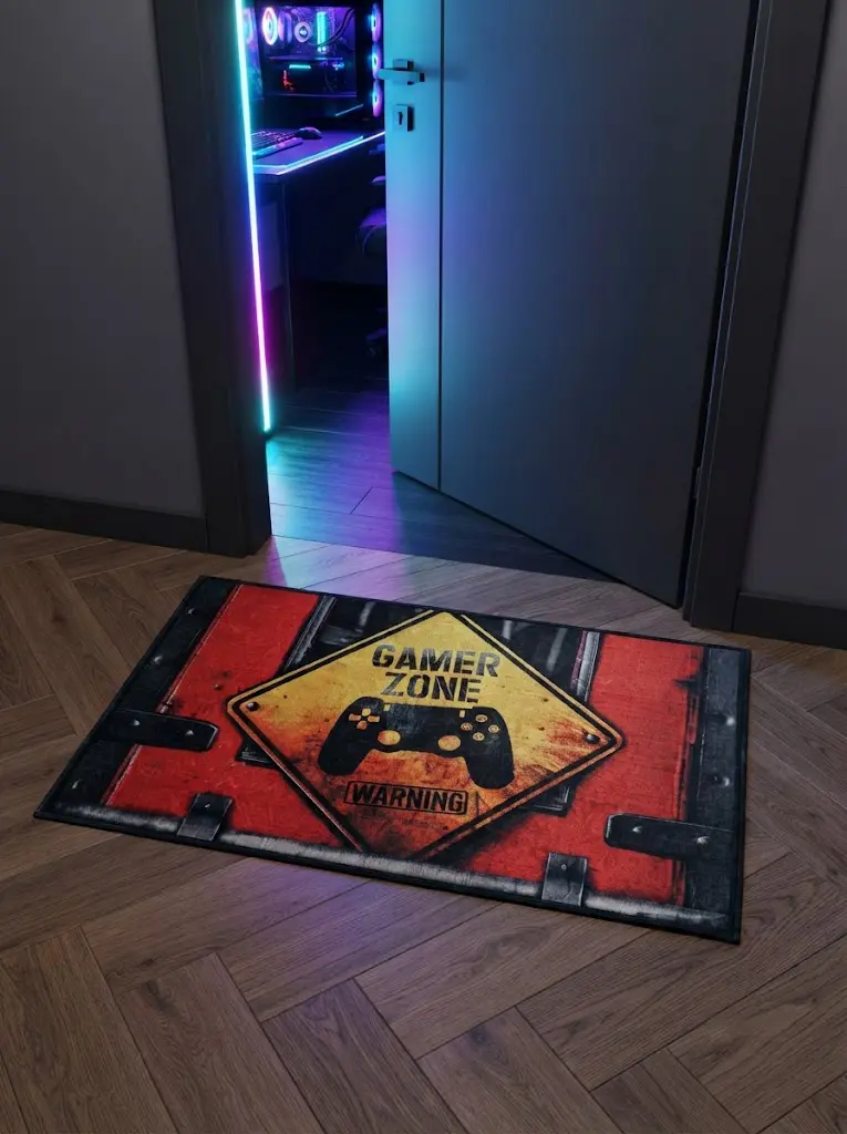Gamer Zone Doormat 1-1 پادری طرح منطقه گیمر Gamer Zone