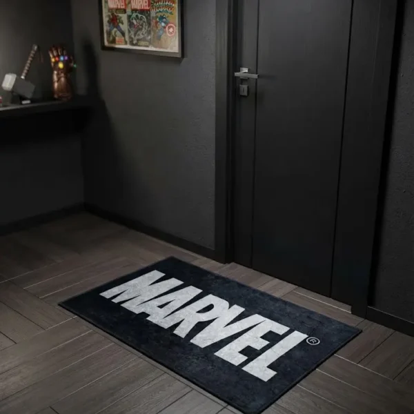 پادری اتاق طرح مارول مشکی Black Marvel