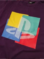 تیشرت بادمجونی پلی استیشن Playstation - تصویر 2