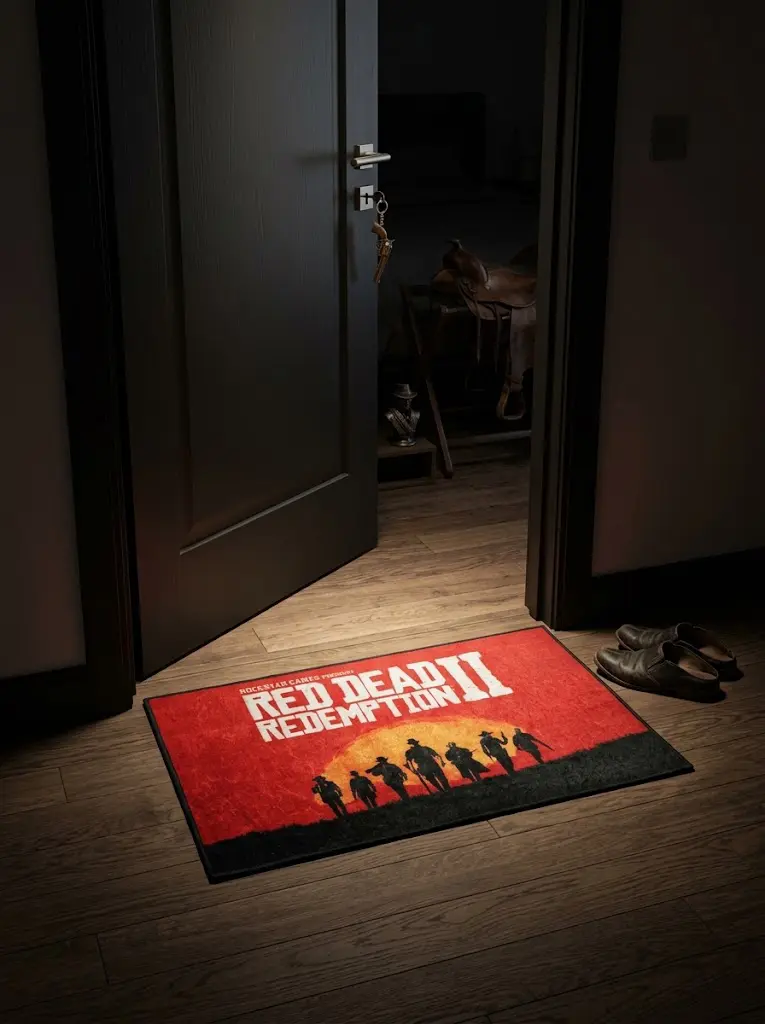 Red Dead Redemption Doormat 1-1 پادری طرح رد دد ردمپشن Red Dead Redemption