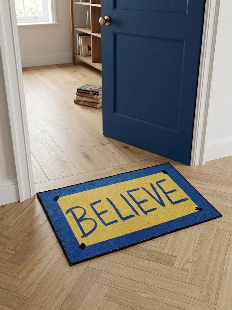 Believe Doormat 1-1 پادری طرح باور BELIVE
