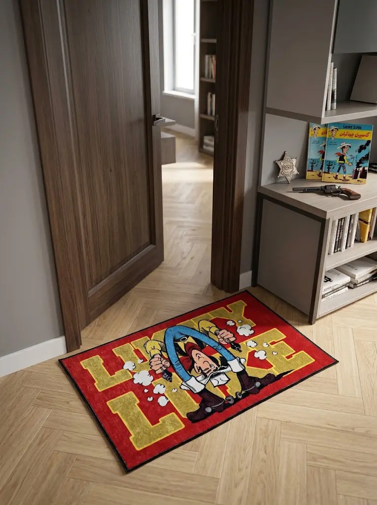 Lucky Luke Doormat 1-1 پادری طرح لوک خوش شانس Lucky Lucke